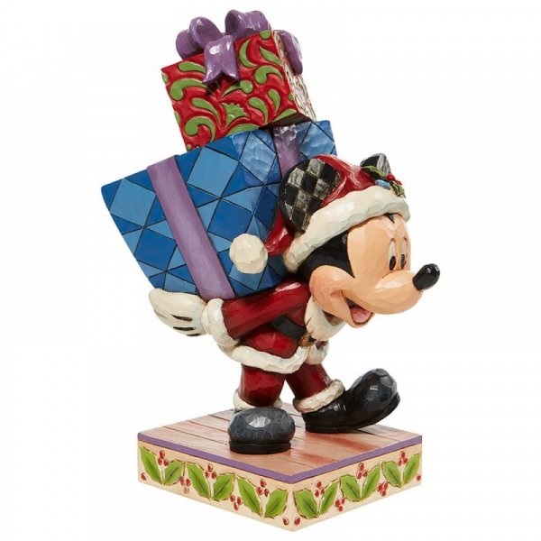 Disney figur Mickey med gaver Jul 