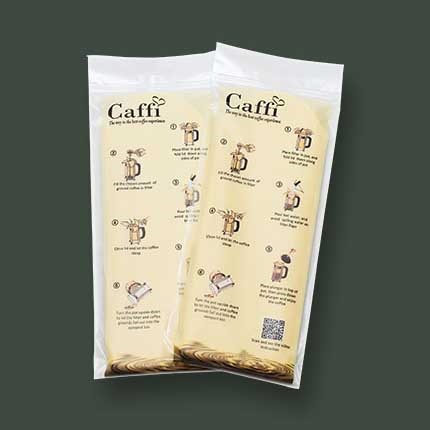 Caffi kaffefilter stempelkande - 12 kops 25 stk.