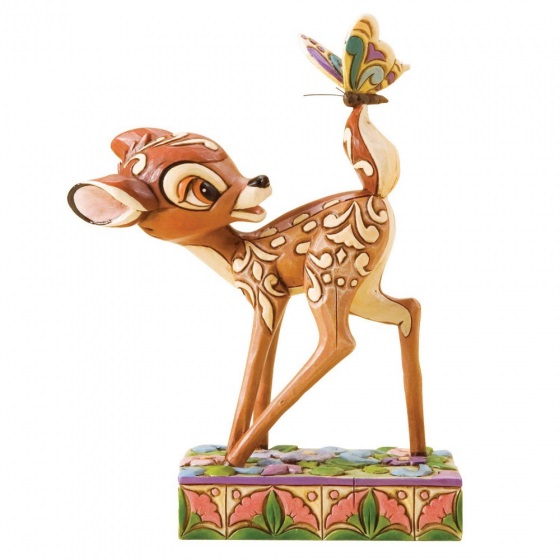Disney figur Bambi med sommerfugl