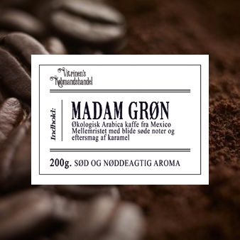 Madam Grøn Kaffe - Økologisk og Fairtrade
